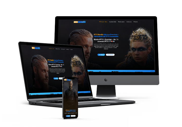 IPTV Nordic på alla enheter – surfplatta, mobil och dator med Premium IPTV-abonnemang 2025