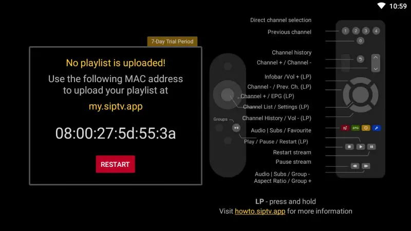 Smart IPTV MAC-adress